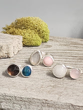 Load image into Gallery viewer, 2 Stone Ring (White Jade/ Rose Quartz)