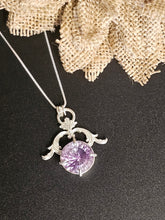 Load image into Gallery viewer, Amethyst Brilliant Cut Necklace