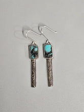 Load image into Gallery viewer, Morenci Turquoise Bar Earrings