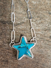 Load image into Gallery viewer, Kingman Turquoise Star Necklace