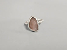 Load image into Gallery viewer, Peach Moonstone Faceted Stone Ring