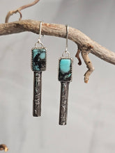 Load image into Gallery viewer, Morenci Turquoise Bar Earrings