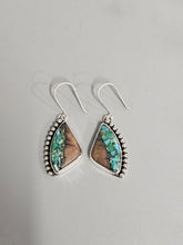 Load image into Gallery viewer, Douglas Fir & Turquoise Earrings