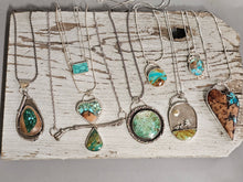 Load image into Gallery viewer, Douglas Fir & Turquoise Heart Necklace