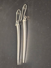 Load image into Gallery viewer, Silver Quill Earrings