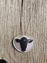 Load image into Gallery viewer, Black Cow Necklace