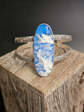 Load image into Gallery viewer, Plume Agate Doublet Bracelet