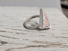 Load image into Gallery viewer, Fordite Triangle Ring