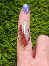 Load image into Gallery viewer, Moss Agate Stone Ring