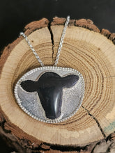 Load image into Gallery viewer, Black Cow Necklace