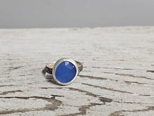 Load image into Gallery viewer, Chalcedony Faceted Stone Ring