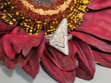 Load image into Gallery viewer, Fordite Triangle Ring
