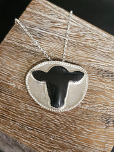 Load image into Gallery viewer, Black Cow Necklace