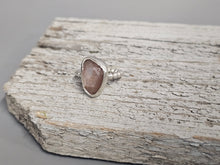 Load image into Gallery viewer, Peach Moonstone Faceted Stone Ring