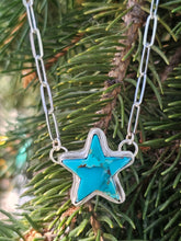 Load image into Gallery viewer, Kingman Turquoise Star Necklace