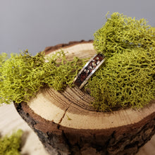 Load image into Gallery viewer, Red Jasper & Hematite & Onyx Inlay Ring