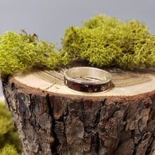 Load image into Gallery viewer, Red Jasper & Hematite & Onyx Inlay Ring
