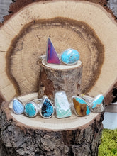 Load image into Gallery viewer, Vintage Turquoise Oval Ring