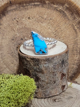 Load image into Gallery viewer, Vintage Turquoise Fin Ring #3