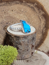 Load image into Gallery viewer, Vintage Turquoise Fin Ring #3