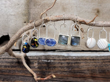 Load image into Gallery viewer, Multi Color Glass Earrings