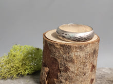 Load image into Gallery viewer, Sterling Silver Hammer Ring Size 5