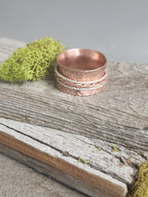 Load image into Gallery viewer, Copper Spinner Ring Size 9 1/2