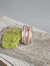 Load image into Gallery viewer, Copper Spinner Ring Size 8