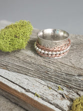 Load image into Gallery viewer, Sterling Silver Spinner Ring Size 8