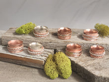 Load image into Gallery viewer, Copper Spinner Ring Size 8