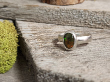Load image into Gallery viewer, Black Opal Ring 9