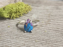 Load image into Gallery viewer, Mohave Turquoise and Copper Ring