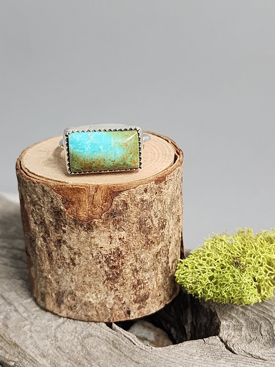 Turquoise Rectangle Ring