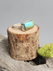 Turquoise Rectangle Ring