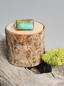 Turquoise Rectangle Ring