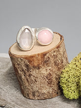 Load image into Gallery viewer, 2 Stone Ring (Pink Opal, Moonstone)
