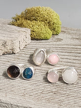 Load image into Gallery viewer, 2 Stone Ring (Pink Opal, Moonstone)
