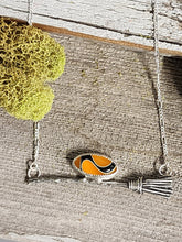 Load image into Gallery viewer, Yellow &amp; Black Broom Necklace
