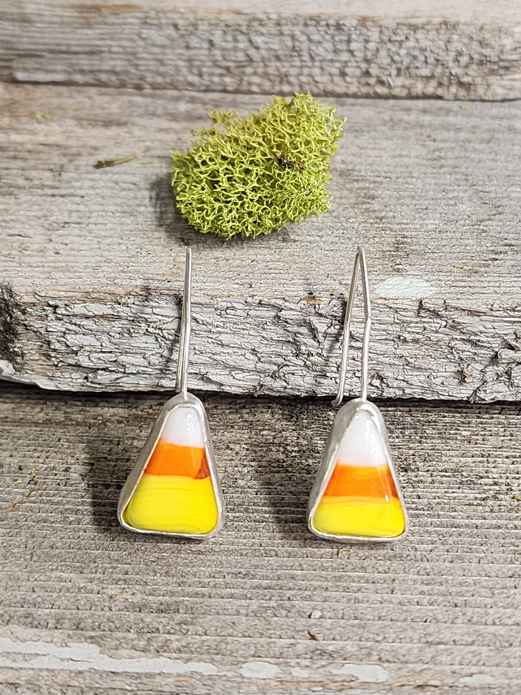 Candy Corn Earring