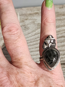 Witch Dendritic Agate Ring