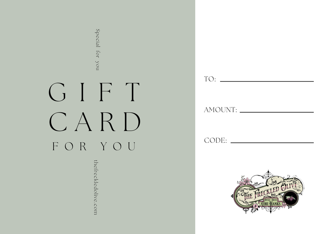 The Freckled Olive Gift Card