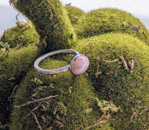 Pink Chalcedony Ring