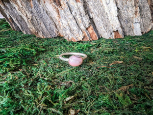 Pink Chalcedony Ring