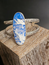 Load image into Gallery viewer, Plume Agate Doublet Bracelet
