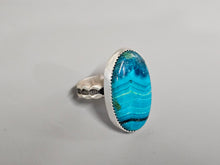 Load image into Gallery viewer, Chrysocolla Azurite Ring
