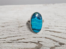 Load image into Gallery viewer, Chrysocolla Azurite Ring
