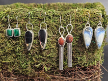 Load image into Gallery viewer, Blue Ice Glacierite Earrings
