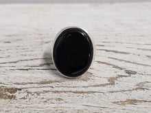 Load image into Gallery viewer, Black Onyx Split Band Ring
