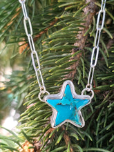 Load image into Gallery viewer, Kingman Turquoise Star Necklace

