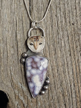 Load image into Gallery viewer, Owl Luna Agate Necklace
